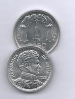 CHILE 1 PESO 1955 KM179 - Chili