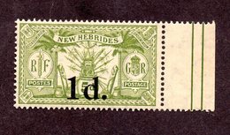 Nouvelles Hébrides N°64 N** LUXE Cote 75 Euros !!! - Unused Stamps