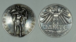 Autriche Austria Österreich ~1920 ÖAMTC " Sankt Christophorus " SILVER Medallion Argent - Autriche