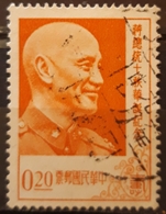 TAIWÁN 1956 The 70th Anniversary Of The Birth Of President Chiang Kai-shek, 1887-1975. USADO - USED. - Used Stamps