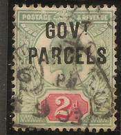 GB 1902 2d KEVII GOVT PARCELS SG O75 U #ALG61 - Service