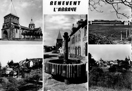 23. CPSM. BENEVENT L ABBAYE.  Multi Vues.  1963. - Benevent L'Abbaye