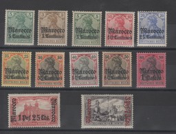 Allemagne - Bureau Maroc   N°19a  / 31 Manque N° 30 (1905 ) - Maroc (bureaux)