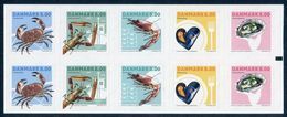 DENMARK / DANEMARK (2017) - Shellfish / Skaldyr, Crab, Lobster, Prawn, Mussel, Oyster - Booklet / Carnet - Nuovi