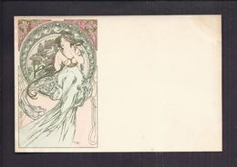 Superbe CPA Illustrée MUCHA - Femme Art Nouveau - Mucha, Alphonse