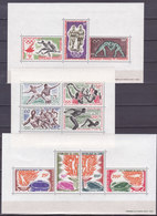 Colonies Francaises Serie Jeux Olympiques De Tokyo 1964 Blocs Feuillets 9 Valeurs Neuf** - Ohne Zuordnung