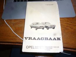 CB9 Livret Manuel Entretien Opel Ascona Manta 1971-72 Vraagbaak P Olyslager - Pratique