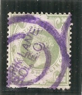 Grande Bretagne (1887/1900)   Du N° 105  Côte 750€ Dents Courtes Oblitéré Vilolette - Unclassified
