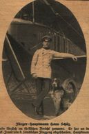 Fliegerhauptmann Hans Schuez /Druck,entnommen Aus Zeitschrift /1917 - Colis