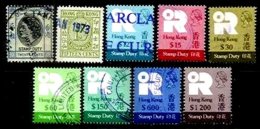 HONG-KONG, Stamp Duty, Used, F/VF, Cat. £ 100 - Stempelmarke Als Postmarke Verwendet