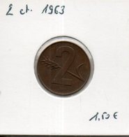 Suisse. 2 C 1963 - 2 Centimes / Rappen