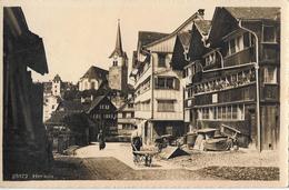 HERISAU → Alte Dorfstrasse Mit Handwerker Anno 1915   ►RRR◄ - Herisau