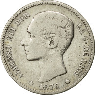 Monnaie, Espagne, Alfonso XII, Peseta, 1876, Madrid, TB, Argent, KM:672 - First Minting