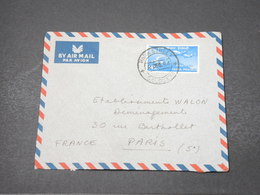 INDE - Enveloppe Du Consulat De France à Calcutta Pour Paris En 1954 - L 16780 - Briefe U. Dokumente