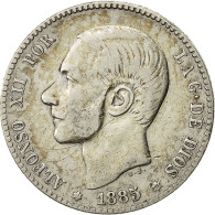 Monnaie, Espagne, Alfonso XII, Peseta, 1885, Madrid, TTB, Argent, KM:686 - First Minting