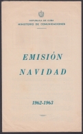 PRP-109 CUBA REPUBLICA 1962 PROPAGANDA POSTAL. EMISION NAVIDAD CHRISTMAS INSECTS INSECTOS. - Brieven En Documenten