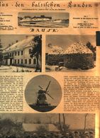 Aus Den Baltischen Landen: Bausk / Artikel,entnommen Aus Zeitschrift /1916 - Packages