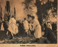 Russische Bittprozession / Druck, Entnommen Aus Zeitschrift /1916 - Colis