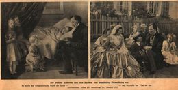 Der Dichter Andersen Liest Sein Märchen Vom Standhaften Zinnsoldaten Vor (Gemälde+Film) /Druck Aus Zeitschrift /1916 - Bücherpakete