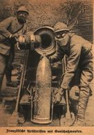 Französische Artilleristen Mit Gasschutzmasken /Druck Aus Zeitschrift /1916 - Packages
