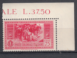 Emissioni Generali - Cinquantenario Garibaldino (1932) - 75 Cent. ** - Amtliche Ausgaben