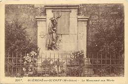 -ref X242- Editeur Riviere Bureau - Morbihan -guemene Sur Scorff - Monument Aux Morts Guerre 1914-18 - - Guemene Sur Scorff