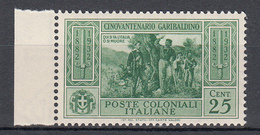 Emissioni Generali - Cinquantenario Garibaldino (1932) - 25 Cent. ** - Amtliche Ausgaben
