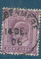 Inde Anglaise  -  -    Yvert N°   65 Oblitéré       - Bce 14708 - 1902-11 King Edward VII