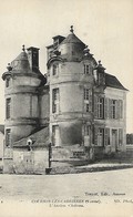 CARTE POSTALE ORIGINALE ANCIENNE : COURSON LES CARRIERES L'ANCIEN CHATEAU YONNE (89) - Courson-les-Carrières