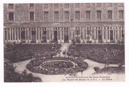 Jolie CPSM Le Mesnil-Saint-Denis, Monastère Du Sacré-Cœur Des Dames Norbertines, Cloître. A Voyagé En 1940 - Le Mesnil Saint Denis