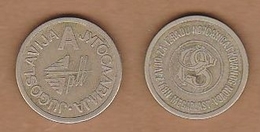 AC - JUGOSLAVIJA YUGOSLAVIA PTT TELEPHONE A TOKEN JETON - Notgeld