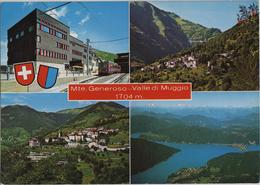 Monte Generoso - Valle Di Muggio - Ferrovia/Bahn, Ristorante, Bruzella, Panorama Bellavista - Photo: Engelberger - Muggio