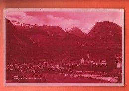 DA01-30 Brig Brigue Et Vue Sur Belalp. Soc. Graphique 2045. Nicht Gelaufen - Brigue-Glis 