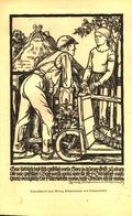 Nach Einem Linolschnitt Von Georg Sluntermann Von Langenwende / Druck, Entnommen Aus Zeitschrift /1938 - Bücherpakete