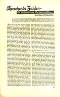 Spechende Zahlen-ein Verschollenes Geheimwissen / Artikel, Entnommen Aus Zeitschrift /1938 - Paketten
