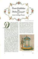 Bunte Sticktuecher Der Biedermeierzeit/ Artikel, Entnommen Aus Zeitschrift /1938 - Packages