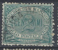 San Marino - 1877 - Usato/used - Ordinari - Mi N. 1 - Usados