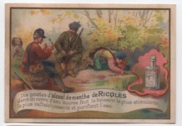 RICQLES/Alcool De Menthe/60 Années De Succès/ Chasseurs/Fabrique à Saint Ouen/Lyon-Paris/Vers 1897         IMA435 - Andere & Zonder Classificatie