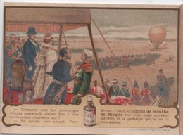 RICQLES/Alcool De Menthe/58 Années De Succès/Mongolfiére/Fabrique à Saint Ouen//Vers 1897   IMA444 - Sonstige & Ohne Zuordnung