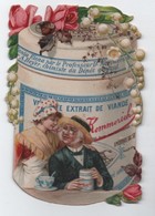 Kemmerich/Véritable Extrait De Viande/Bouillon Concentré/Expo Univ Paris/Cartonné Gaufré /Homme à Canotier/1889   IMA448 - Autres & Non Classés