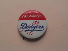 Los Angeles DODGERS : Older Button / Speld / Epingle ( +/- 44 Mm. ) Zie Photo / Foto Voor Detail ! - Los Angeles Dodgers