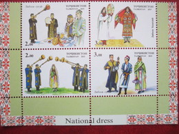 Tajikistan  2015  Costumes Musical  Instruments  4v  MNH - Tadschikistan