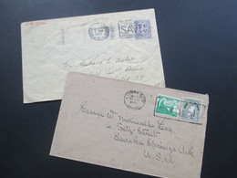 Irland / Eire 1947 Belege In Die USA. Air Mail / Luftpost. Interessant?? - Lettres & Documents