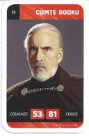 CARTE STAR WARS LECLERC 2018 - N° 14 - COMTE DOOKU - Star Wars