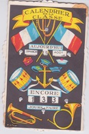 MILITARIA - CARTE CALENDRIER DE LA CLASSE - 4 ROULETTES A MANOEUVRER POUR DECOMPTER LES JOURS - PERE CENT PERCENT - Petit Format : 1961-70