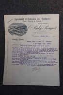 Facture Ancienne - TOULOUSE, Spécialité D'Articles De Voitures, BABY ROUGEOT. - Automobile