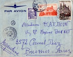 TB 2323 - LAC - Lettre Par Avion De PARIS Pour BUENOS - AIRES ( Argentine ) - 1927-1959 Briefe & Dokumente