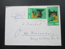 DDR Albert Schweitzer Nr. 1084 MeF. Stempel: PA 33 Fehlgeleitet Wegen Mängel Bei Der Angabe Der Postleitzahl - Covers & Documents