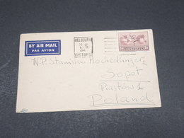 AUSTRALIE - Enveloppe De Melbourne Pour La Pologne En 1947 - L 17258 - Covers & Documents