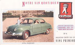 BUVARD AUTOMOBILE DYNA PANHARD - Vins Primior N° 6 - Automobile